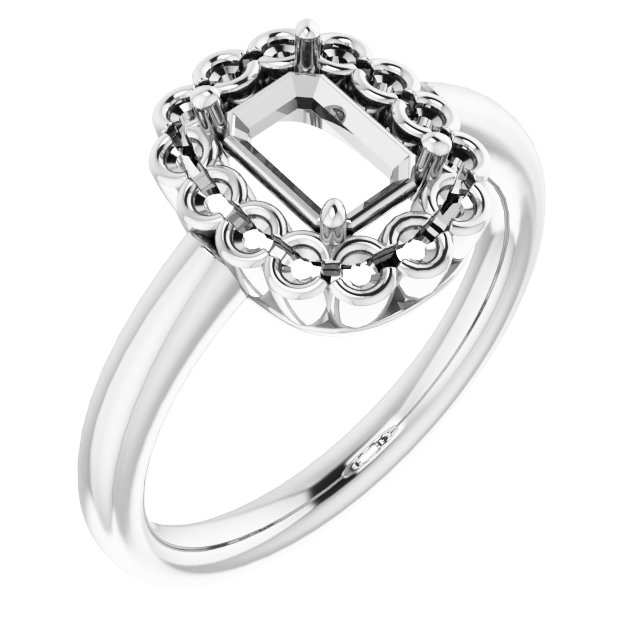 Halo-Style Engagement Ring