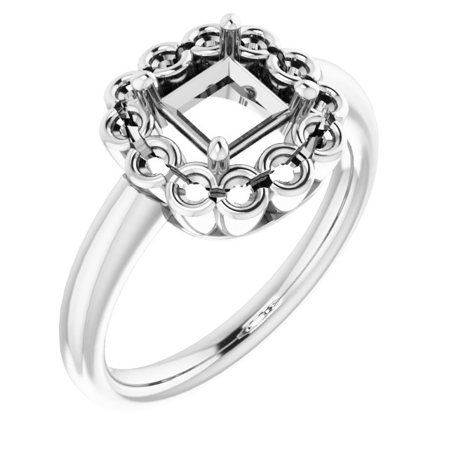 Halo-Style Engagement Ring
