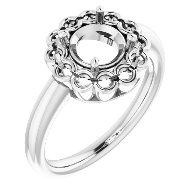 Halo-Style Engagement Ring