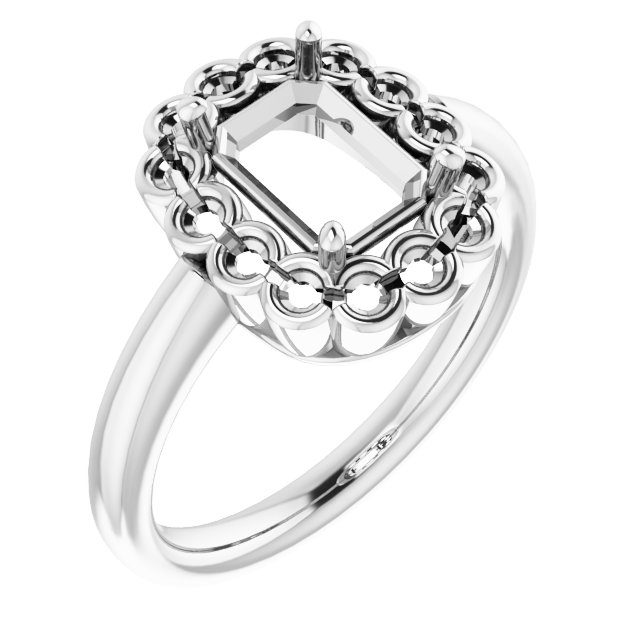 Halo-Style Engagement Ring