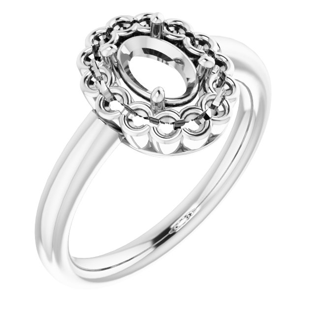 Halo-Style Engagement Ring