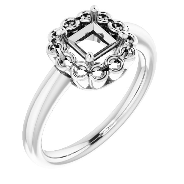Halo-Style Engagement Ring