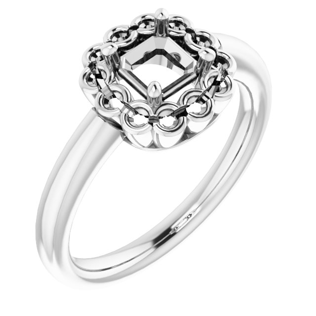 Halo-Style Engagement Ring