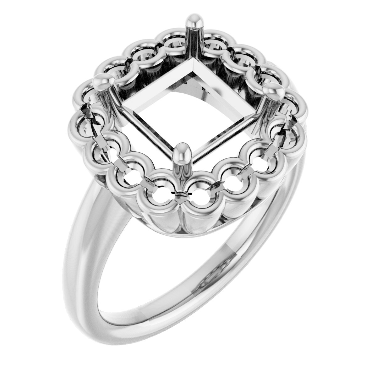 Halo-Style Engagement Ring