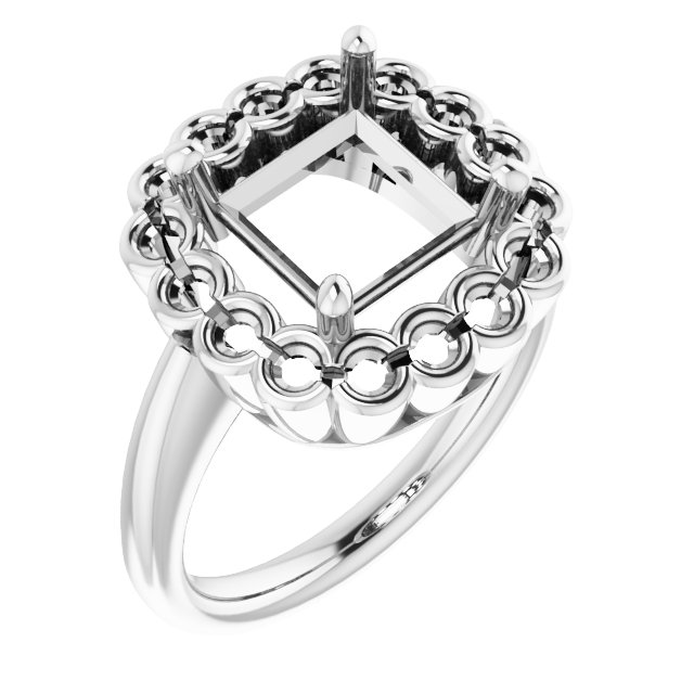 Halo-Style Engagement Ring