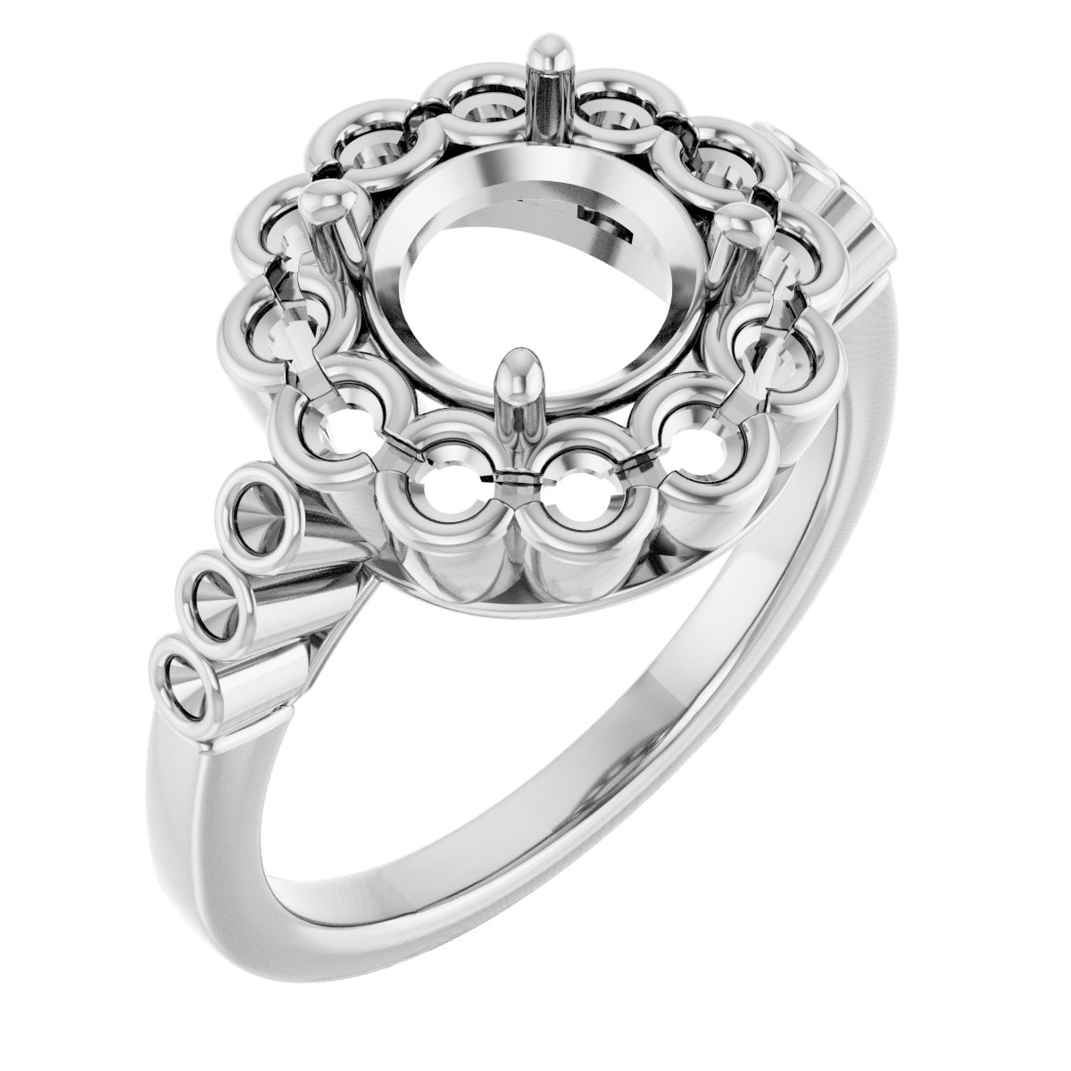 Halo-Style Engagement Ring