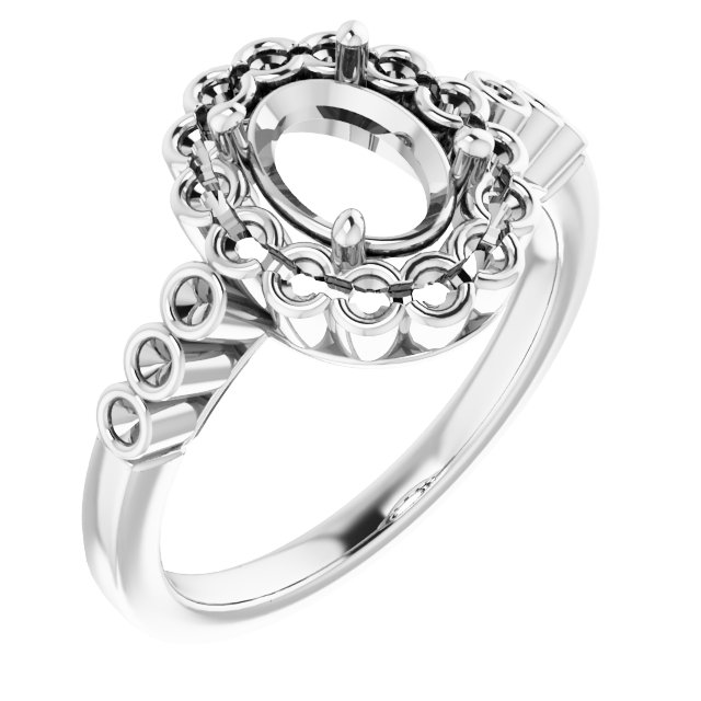 Halo-Style Engagement Ring