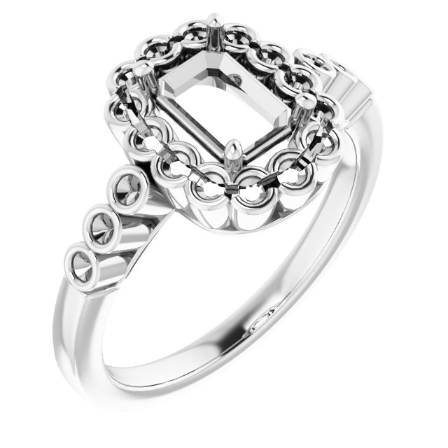 Halo-Style Engagement Ring
