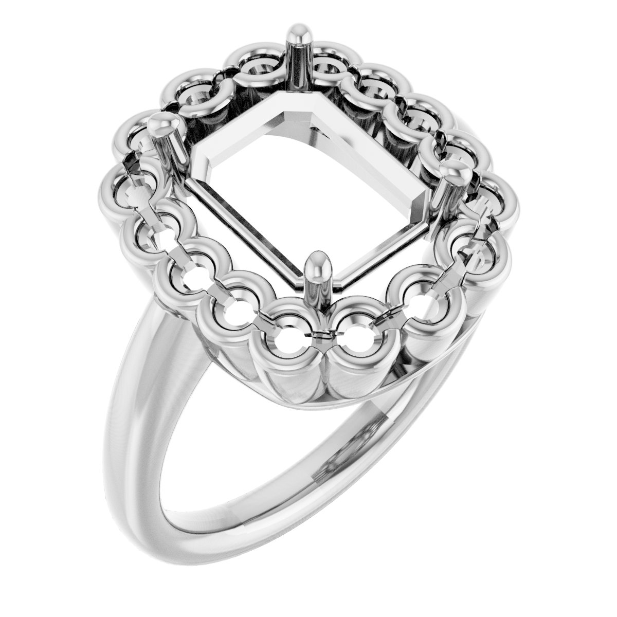 Halo-Style Engagement Ring
