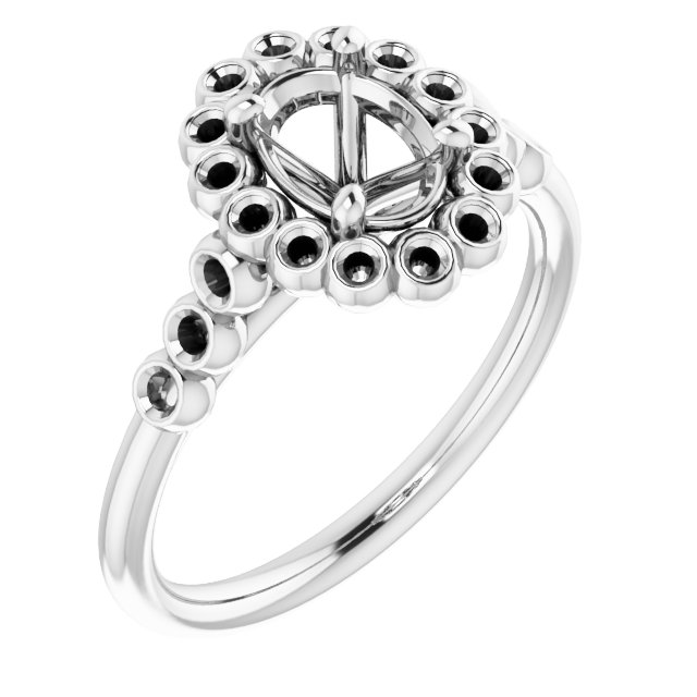 Halo-Style Engagement Ring