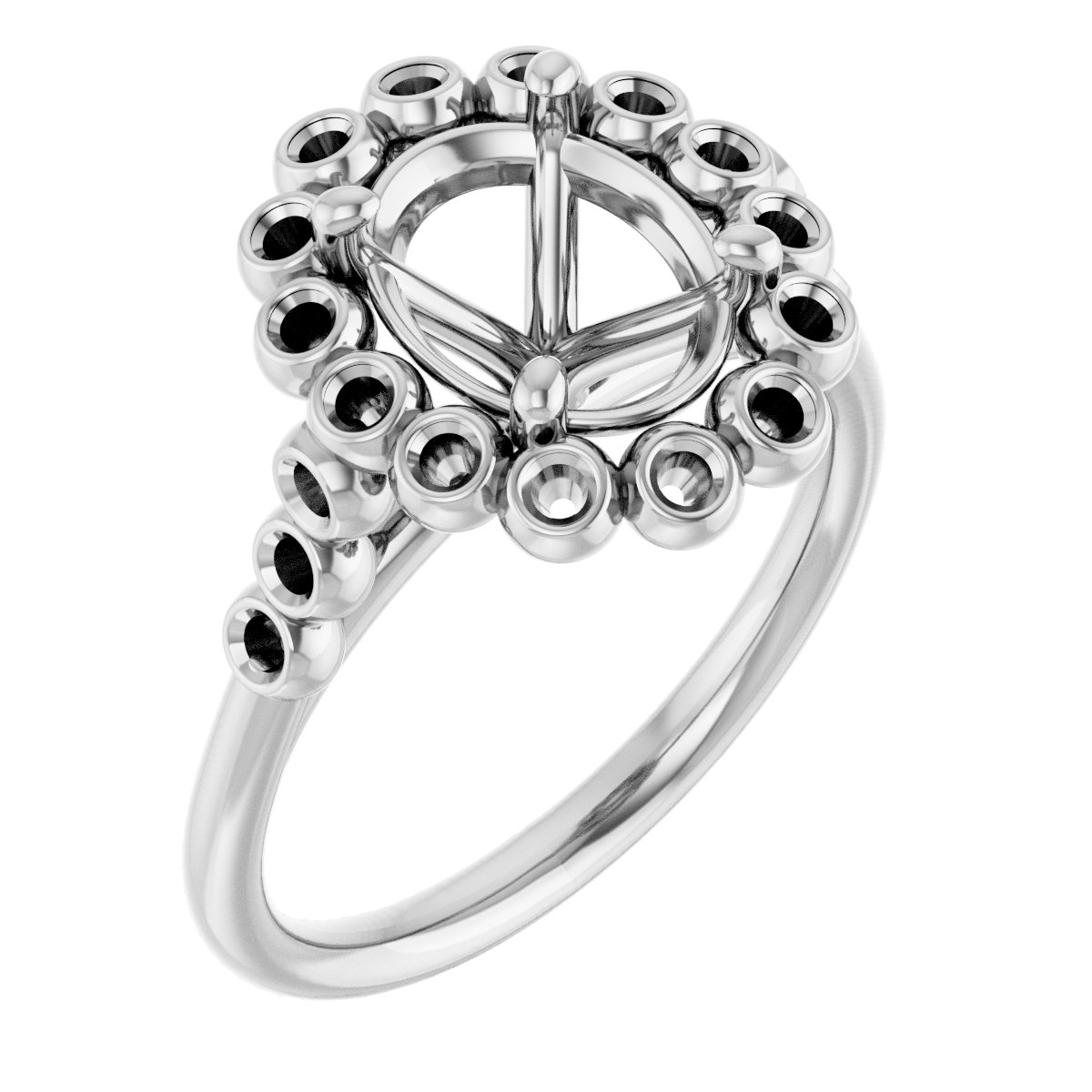 Halo-Style Engagement Ring