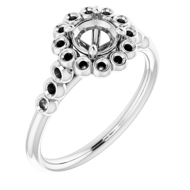 Halo-Style Engagement Ring