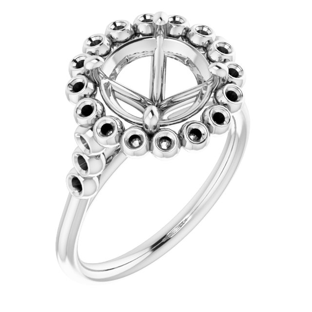 Halo-Style Engagement Ring
