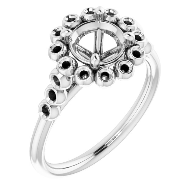 Halo-Style Engagement Ring