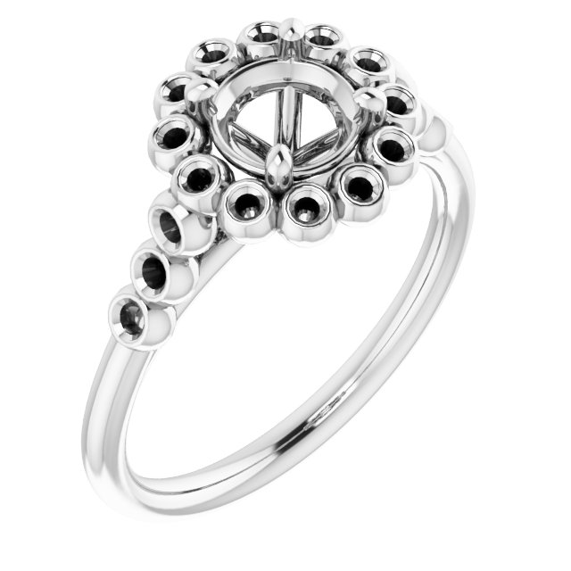 Halo-Style Engagement Ring