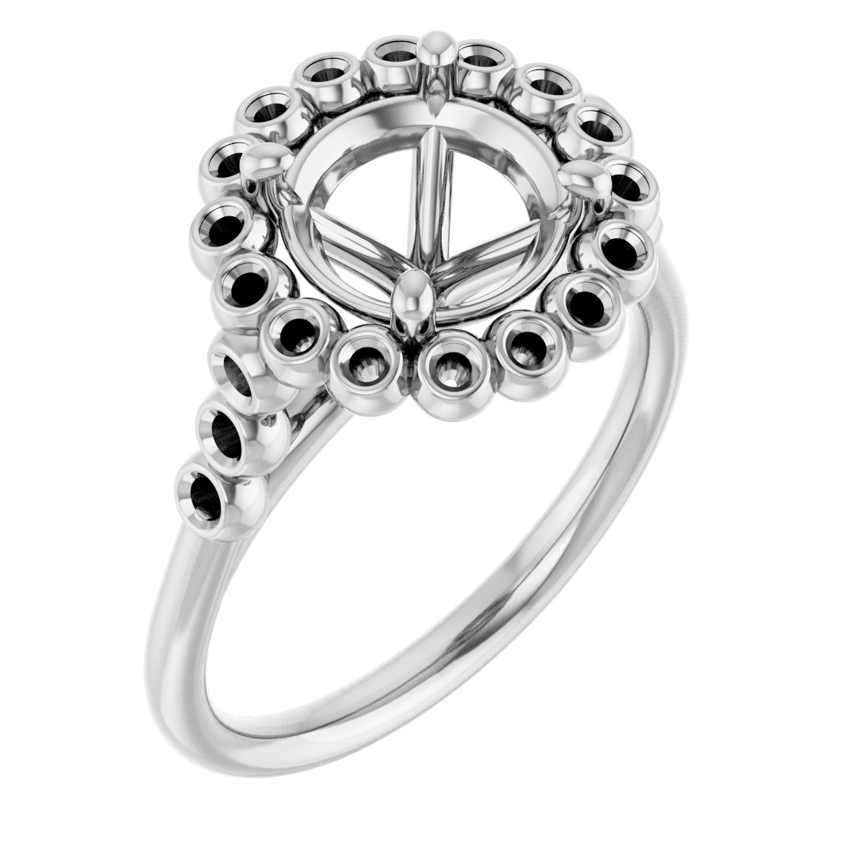 Halo-Style Engagement Ring