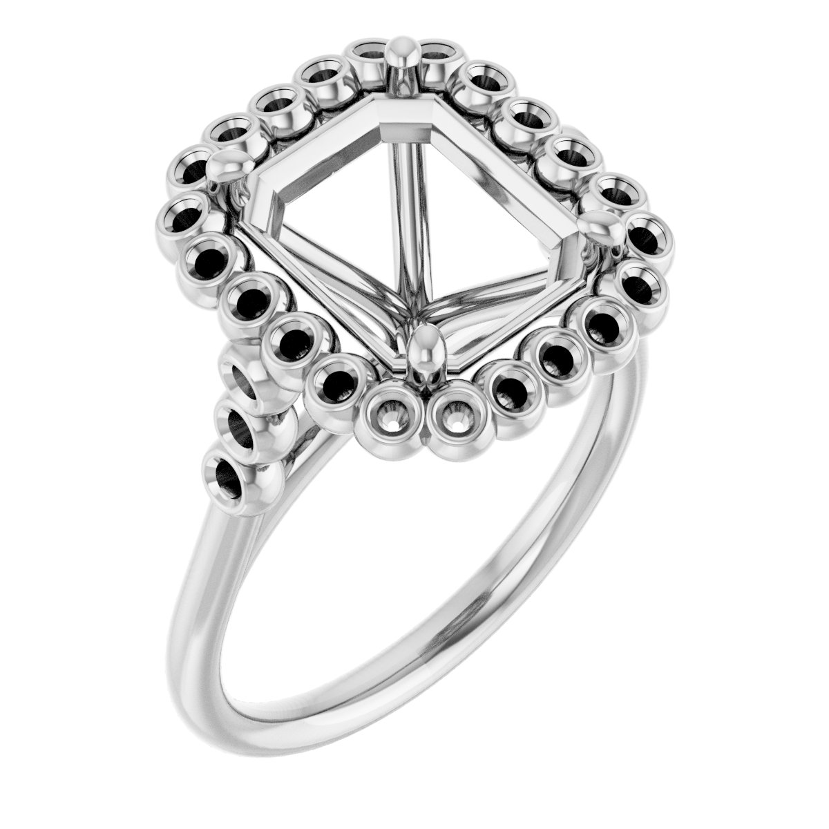 Halo-Style Engagement Ring