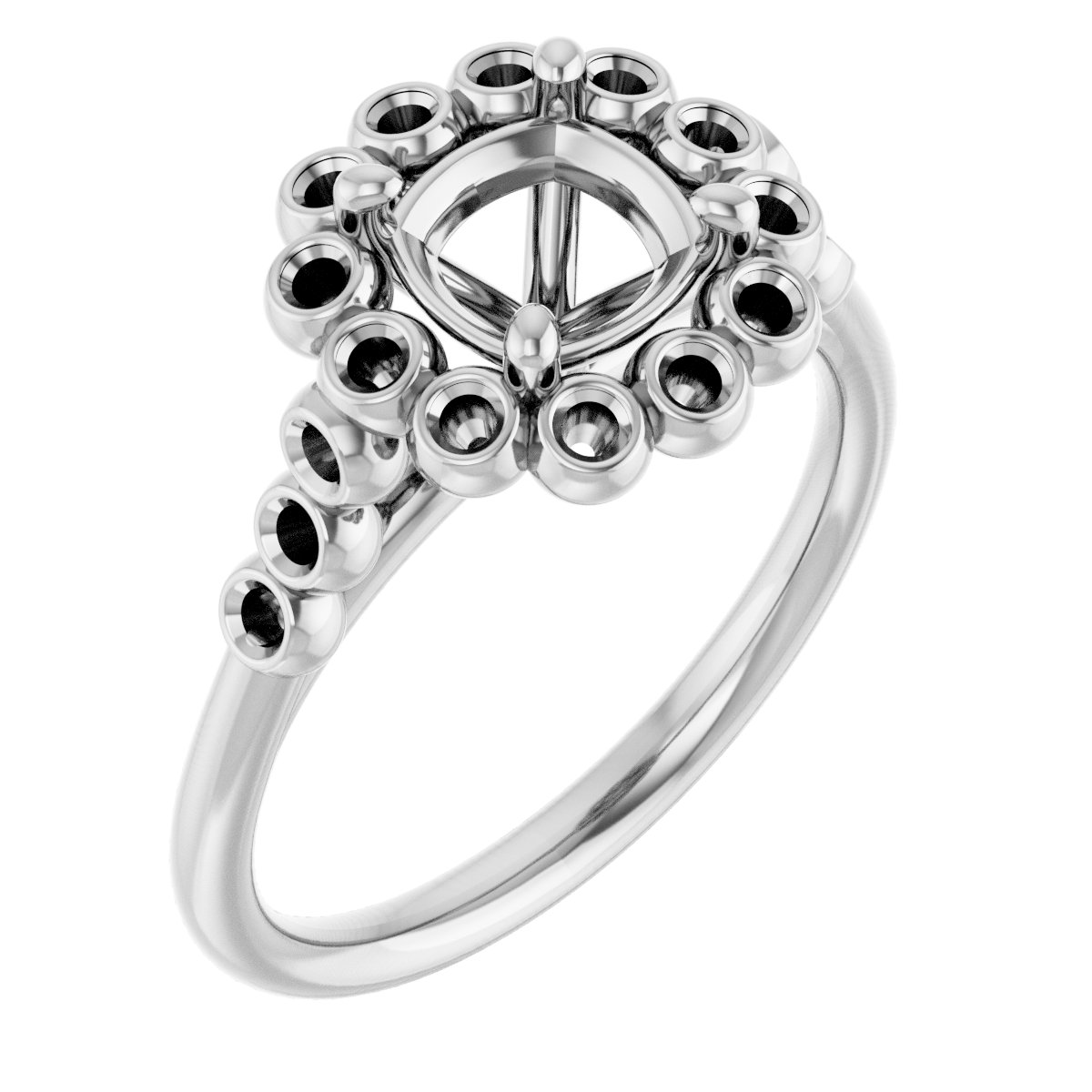 Halo-Style Engagement Ring