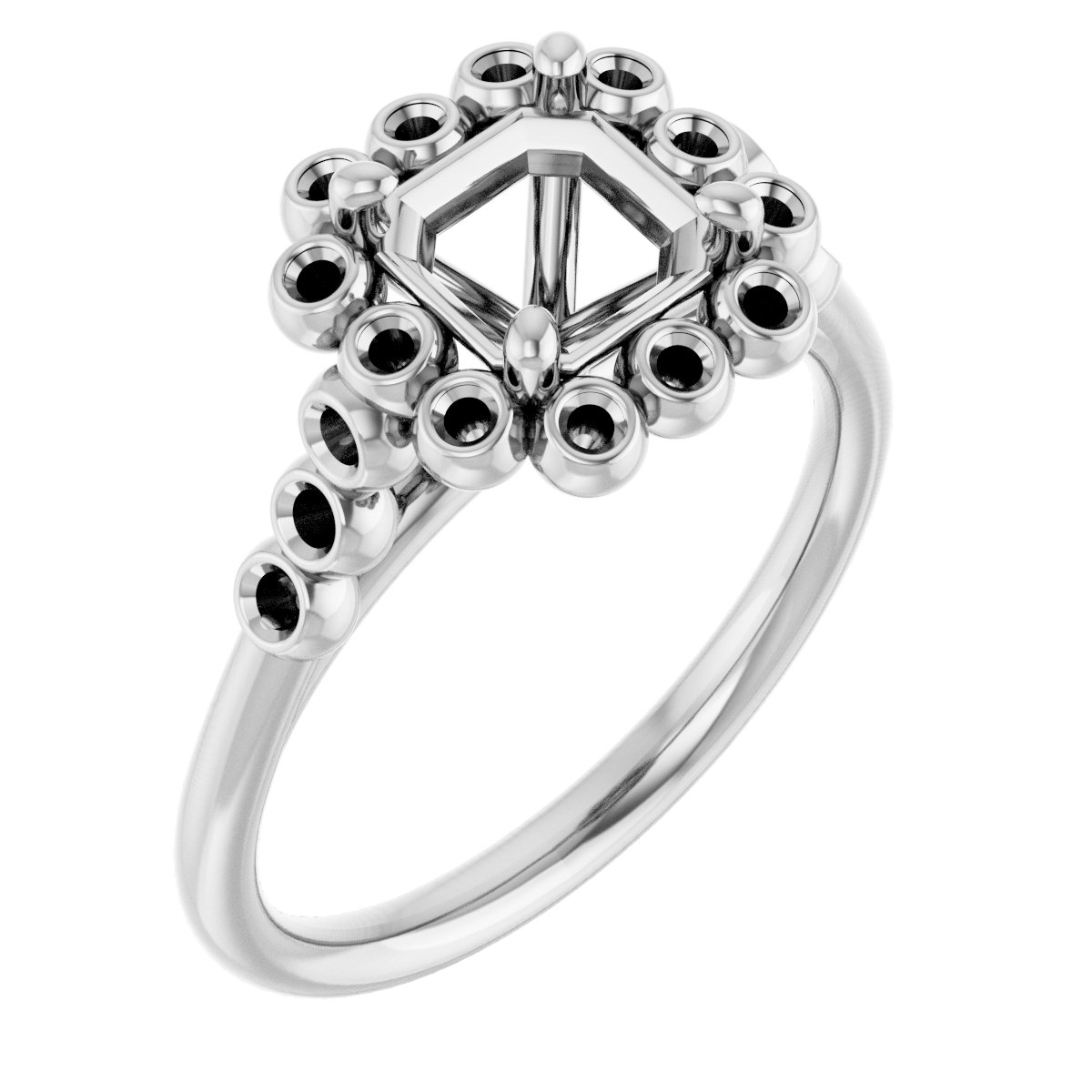 Halo-Style Engagement Ring