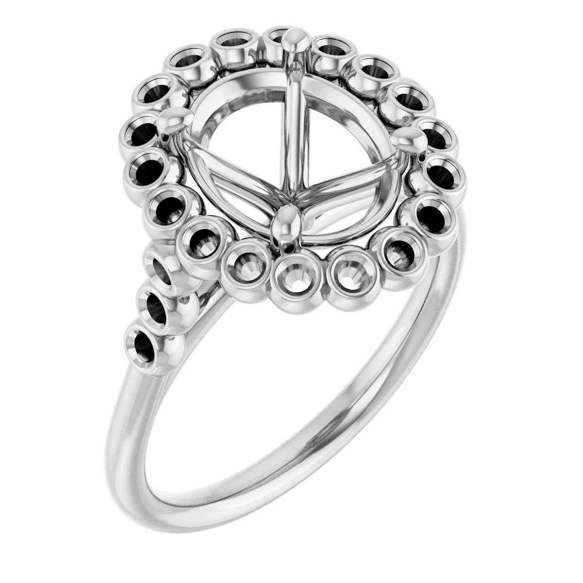 Halo-Style Engagement Ring