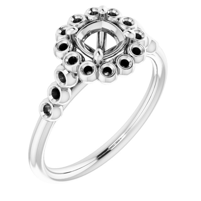 Halo-Style Engagement Ring