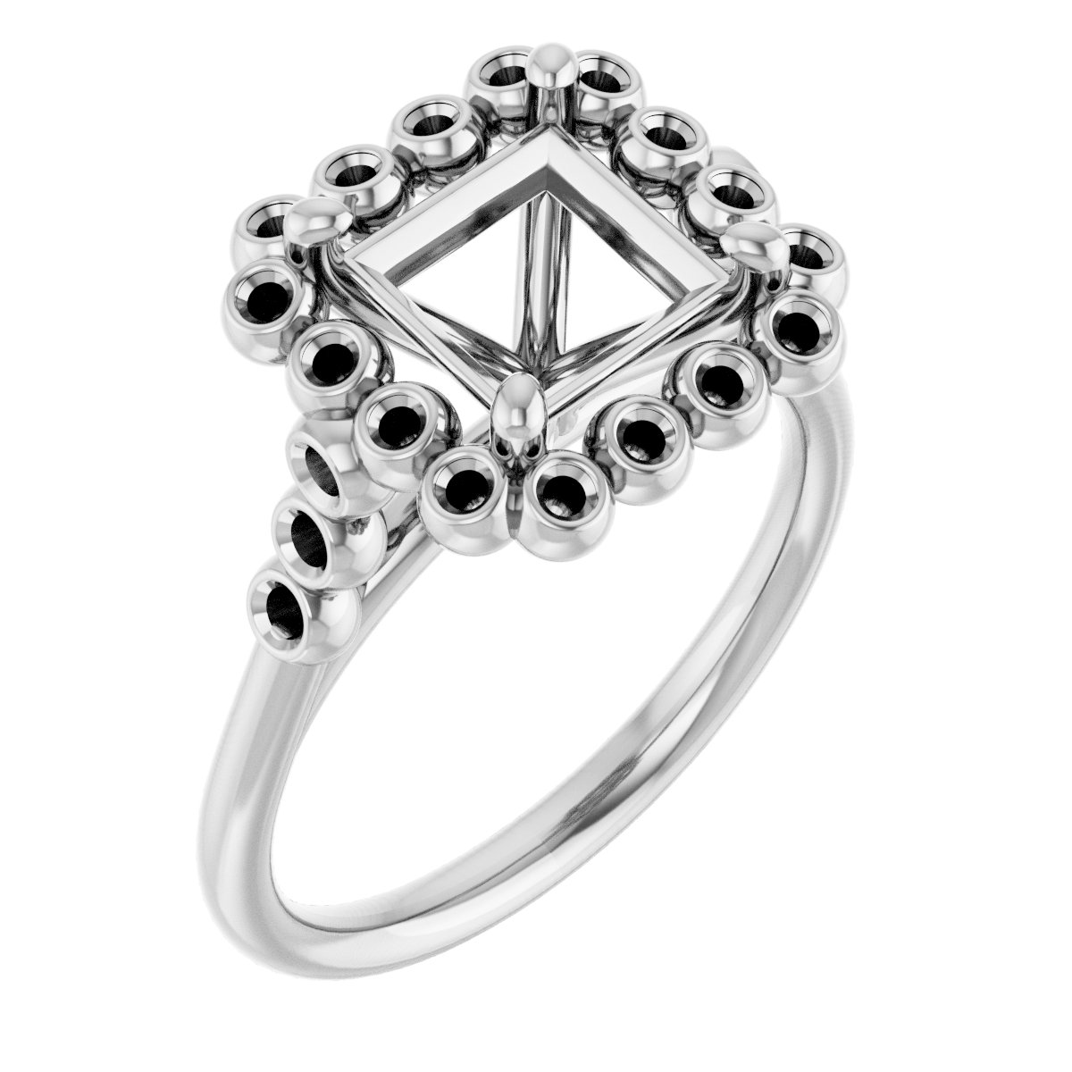Halo-Style Engagement Ring