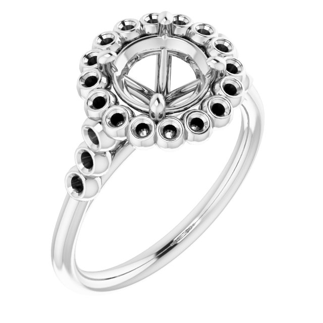 Halo-Style Engagement Ring
