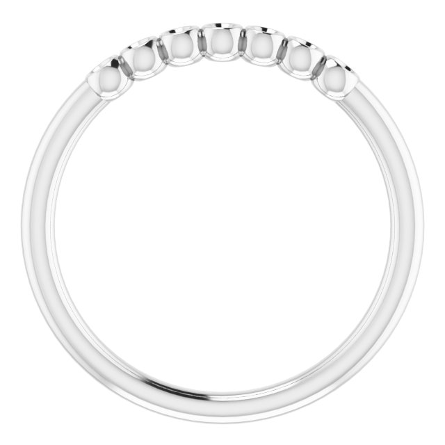 Band Mounting for 10x8 mm Emerald Ring view 2