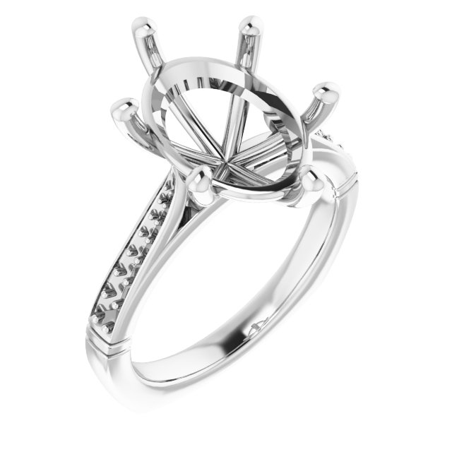 Accented Engagement Ring
