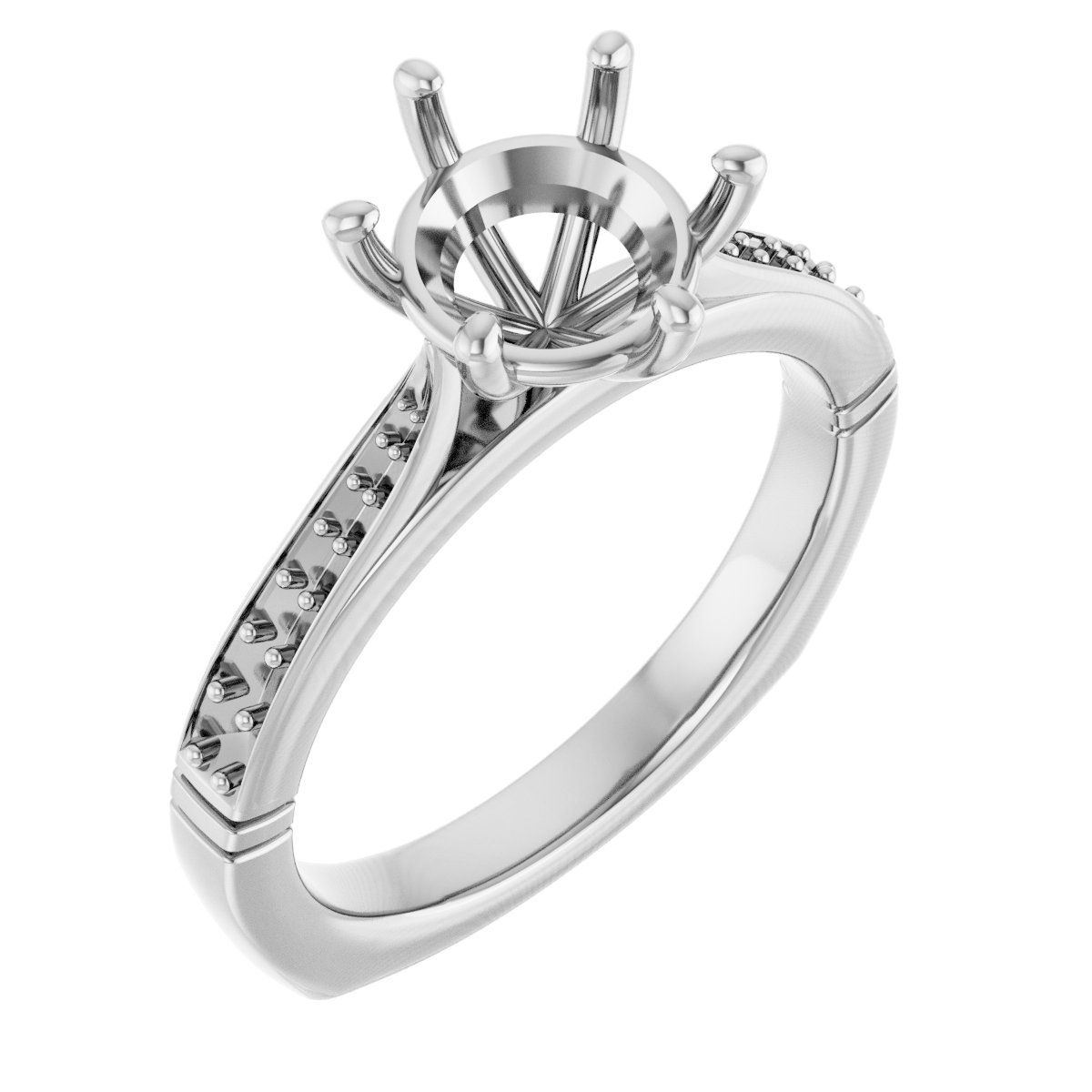 Accented Engagement Ring