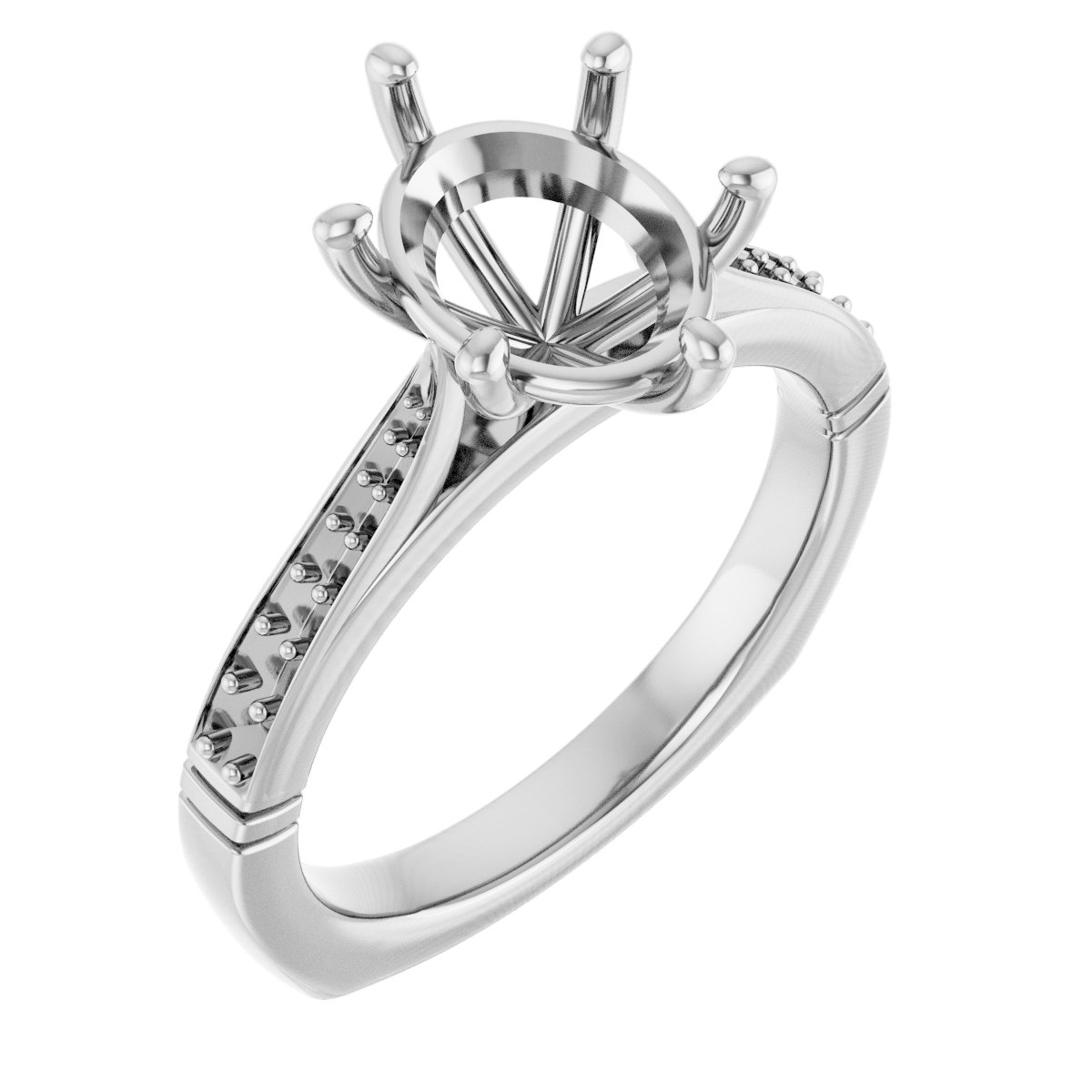 Accented Engagement Ring