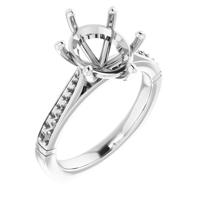 Accented Engagement Ring