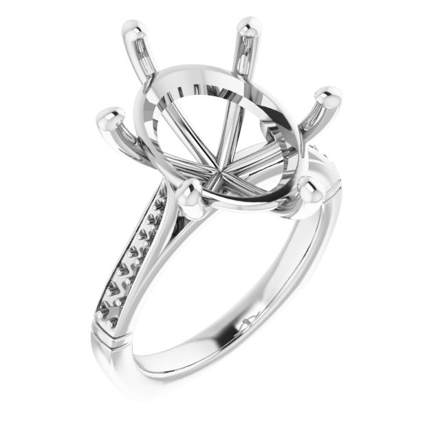 Accented Engagement Ring