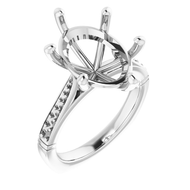 Accented Engagement Ring