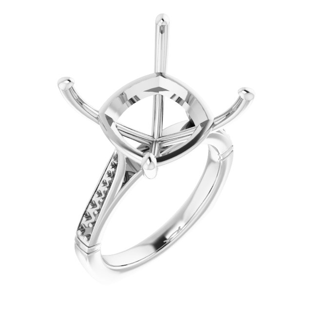 Accented Engagement Ring