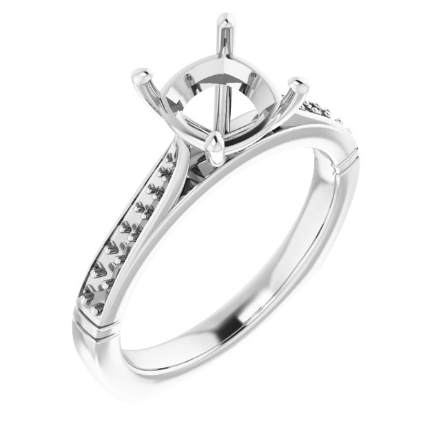 Accented Engagement Ring
