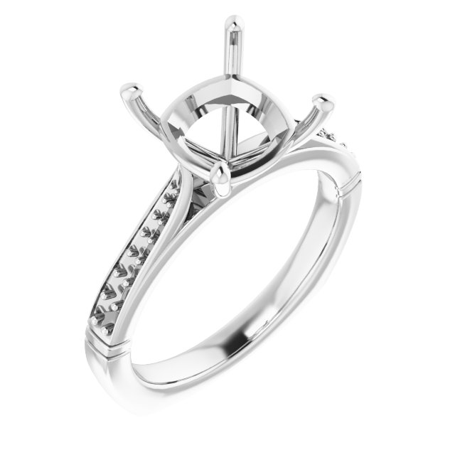Accented Engagement Ring