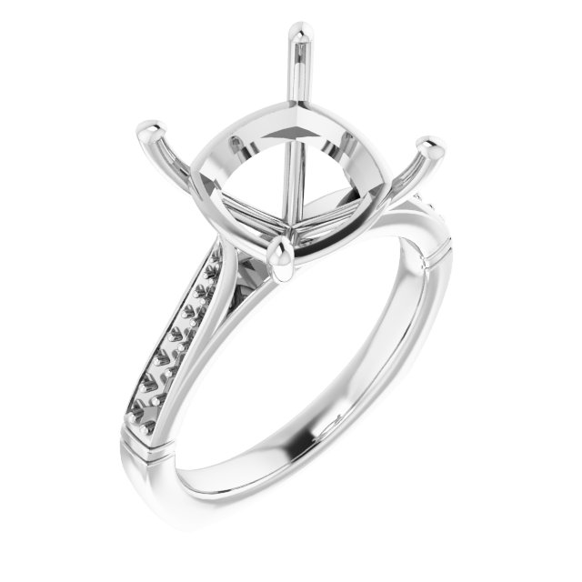 Accented Engagement Ring
