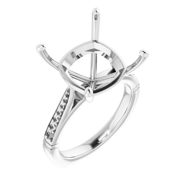 Accented Engagement Ring