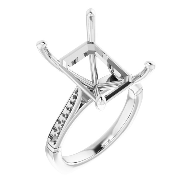 Accented Engagement Ring