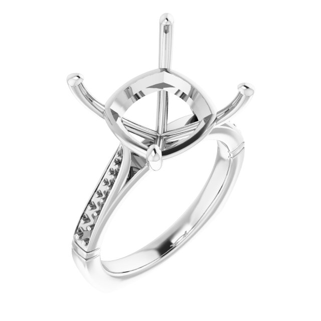 Accented Engagement Ring