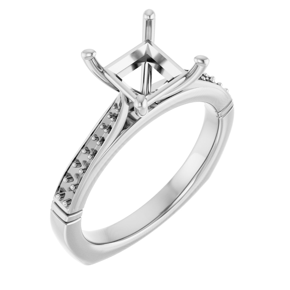 Accented Engagement Ring