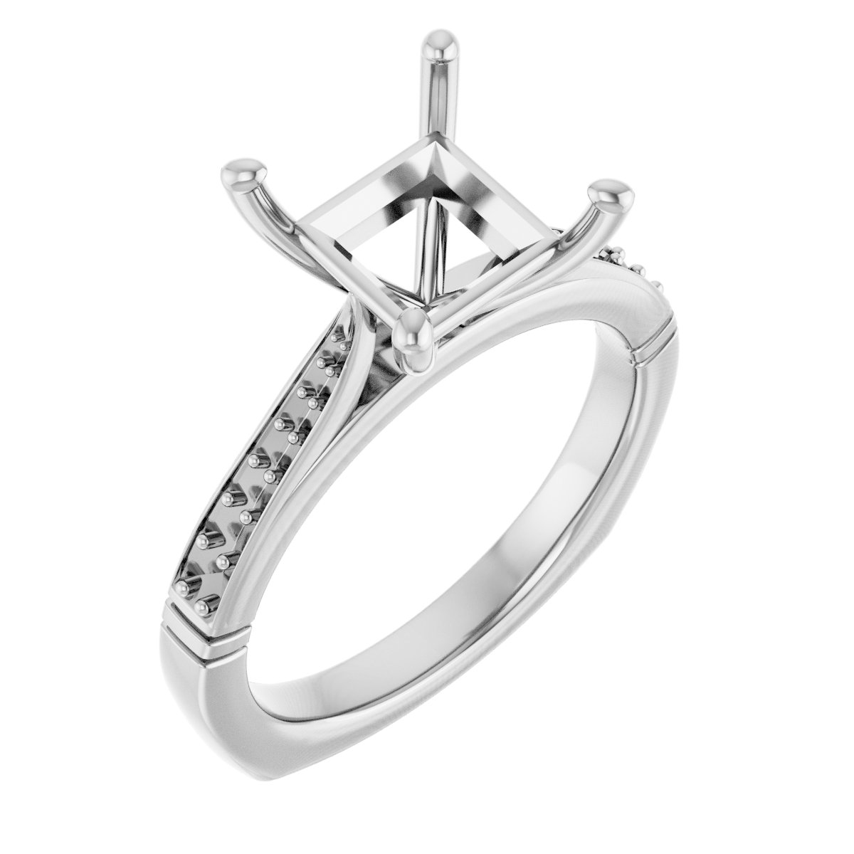 Accented Engagement Ring