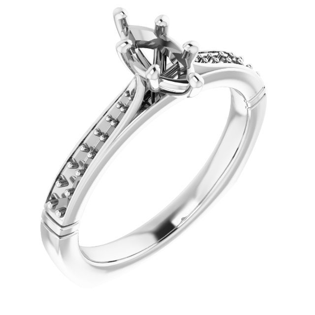 Accented Engagement Ring