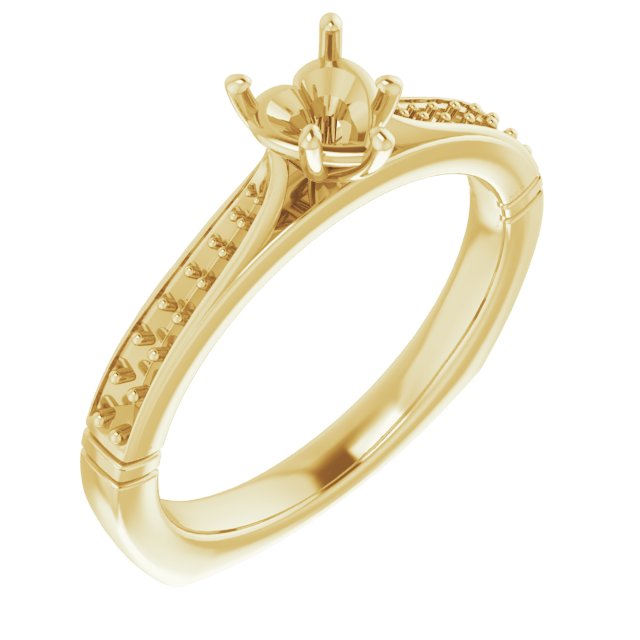 Accented Engagement Ring
