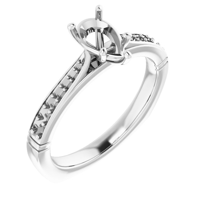 Accented Engagement Ring