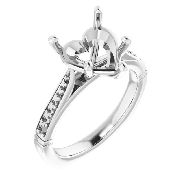 Accented Engagement Ring