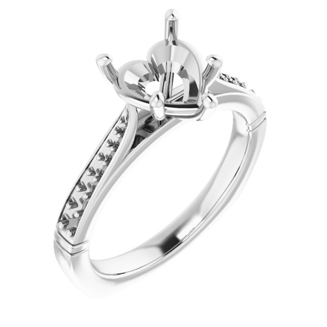 Accented Engagement Ring