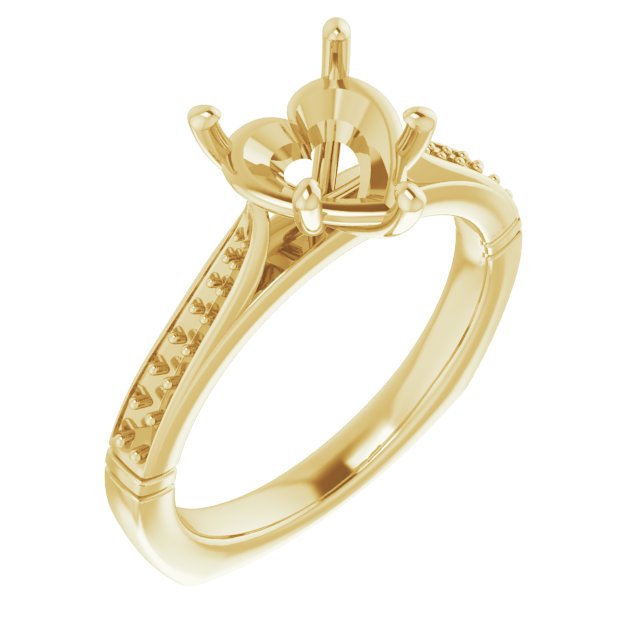 Accented Engagement Ring