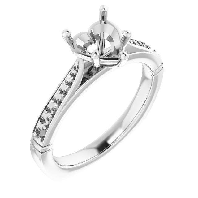 Accented Engagement Ring